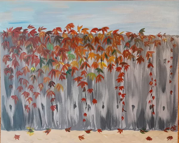 Rudens, 2023. (40x50, akrils, laka)